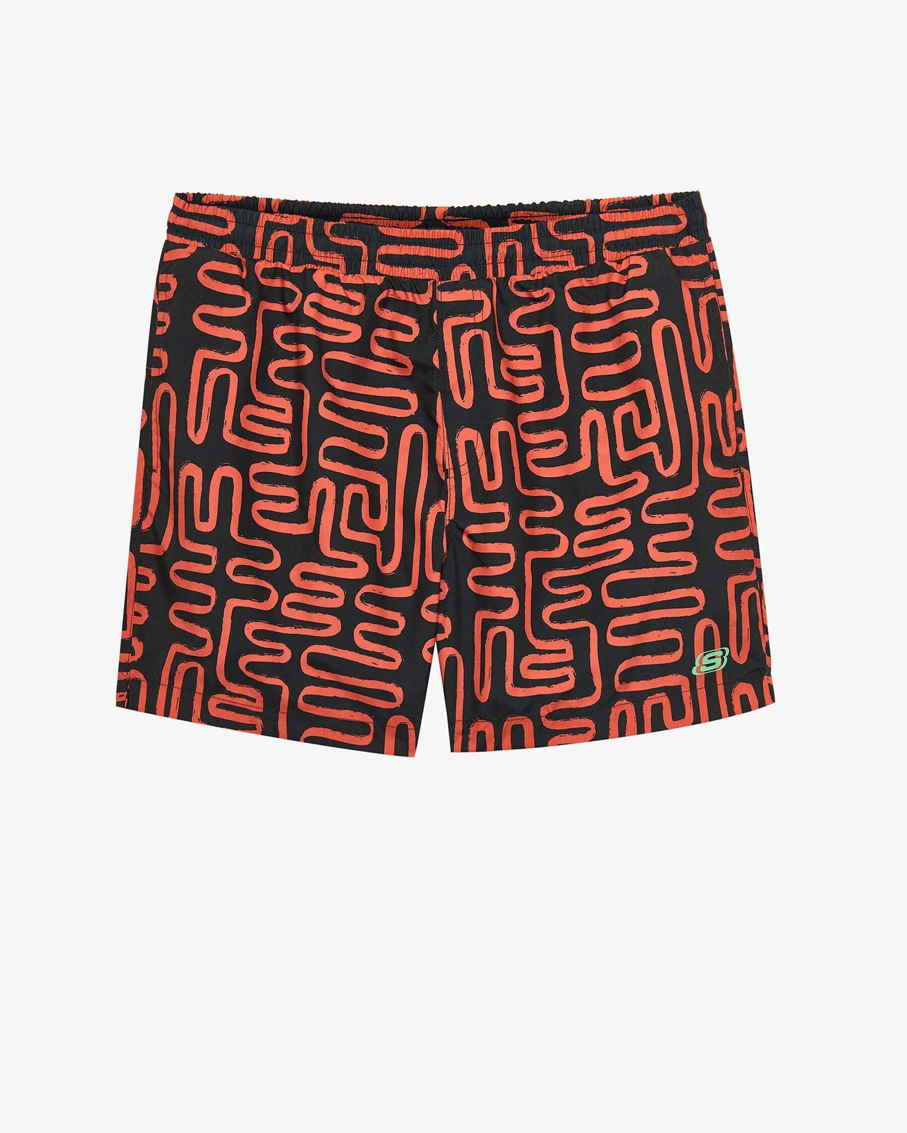 Skechers M 5 Inch Allover Print Swimshort Erkek Şort S241113