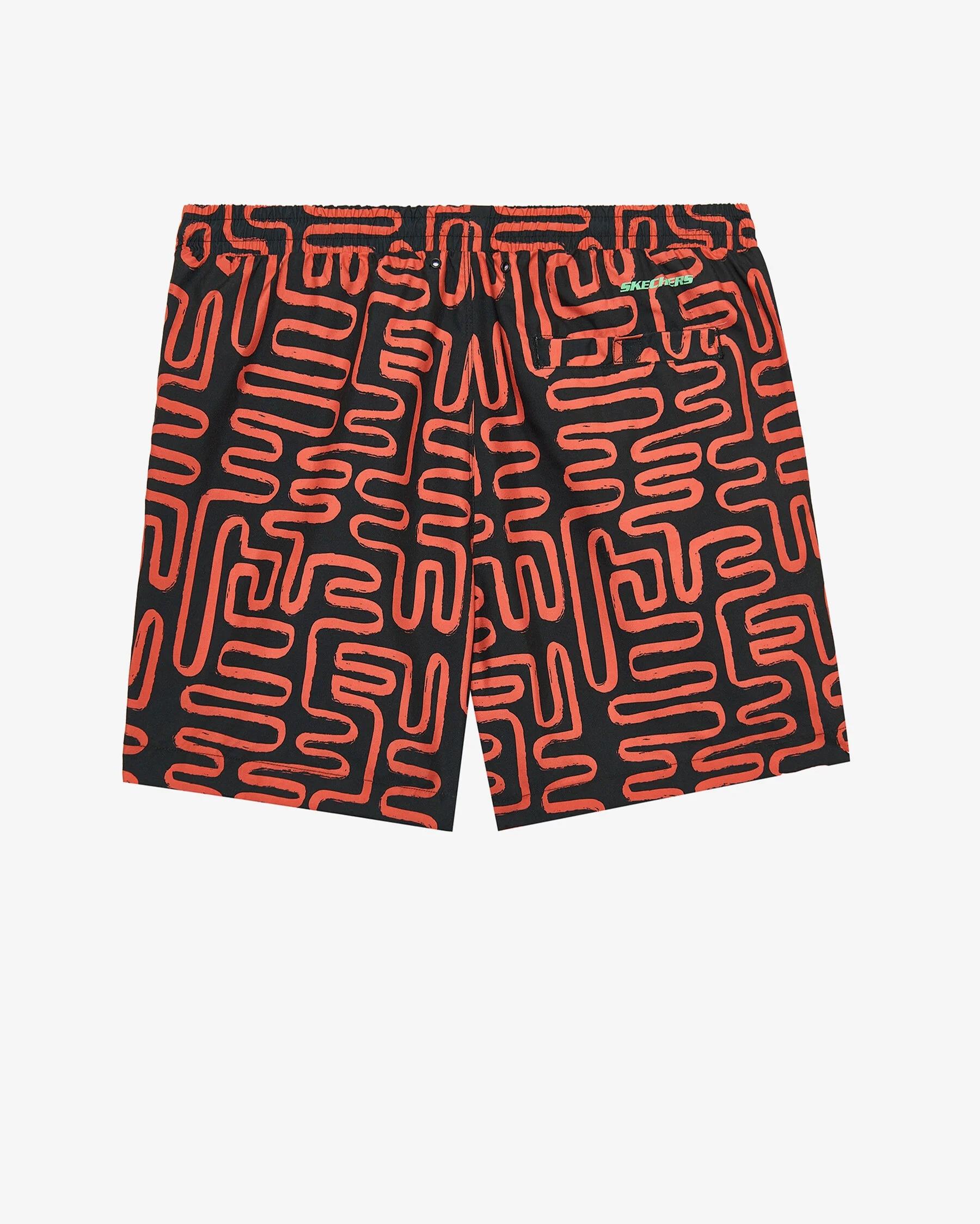 Skechers M 5 Inch Allover Print Swimshort Erkek Şort S241113