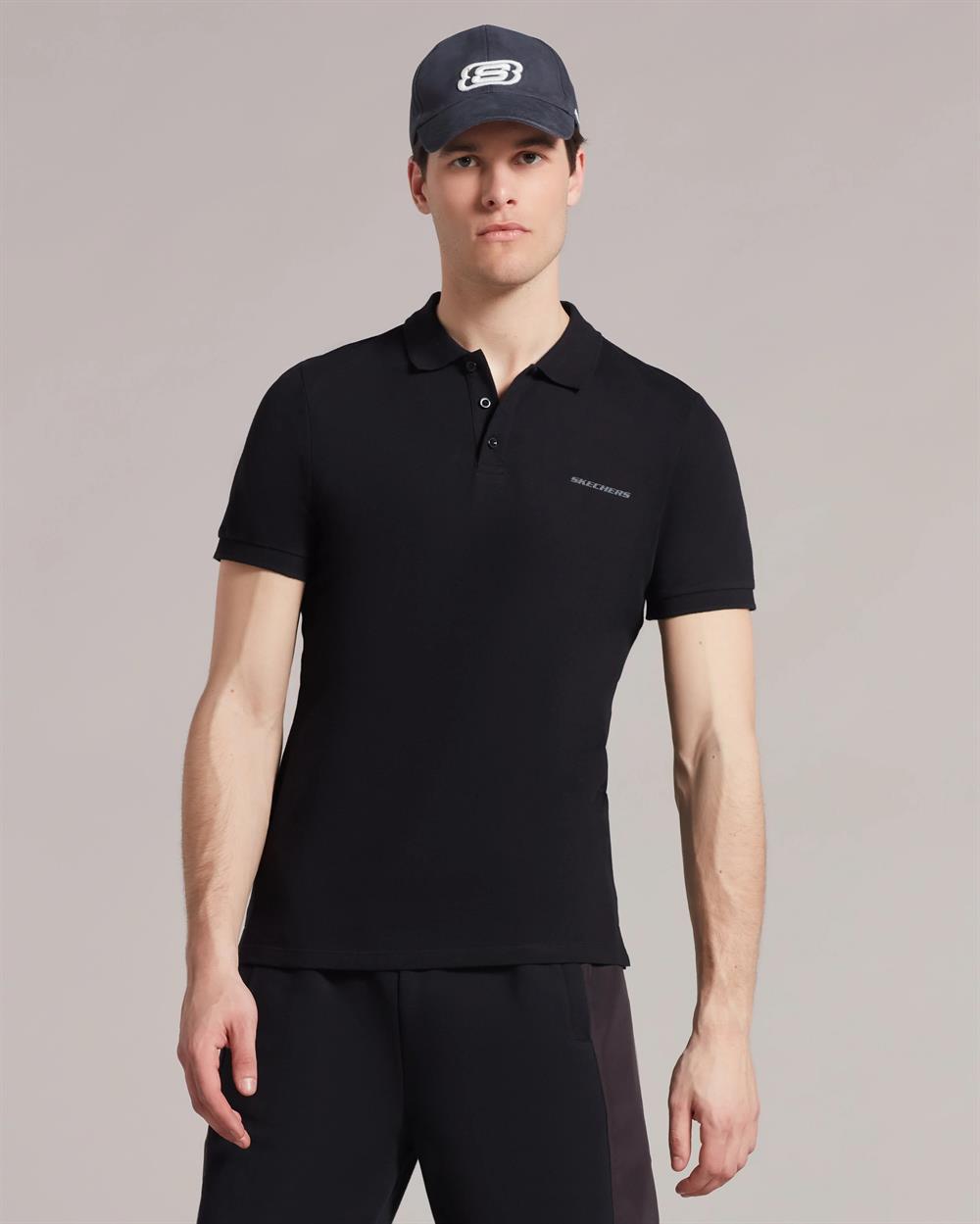 Skechers M Essential Polo T-Shirt Erkek Tişört
