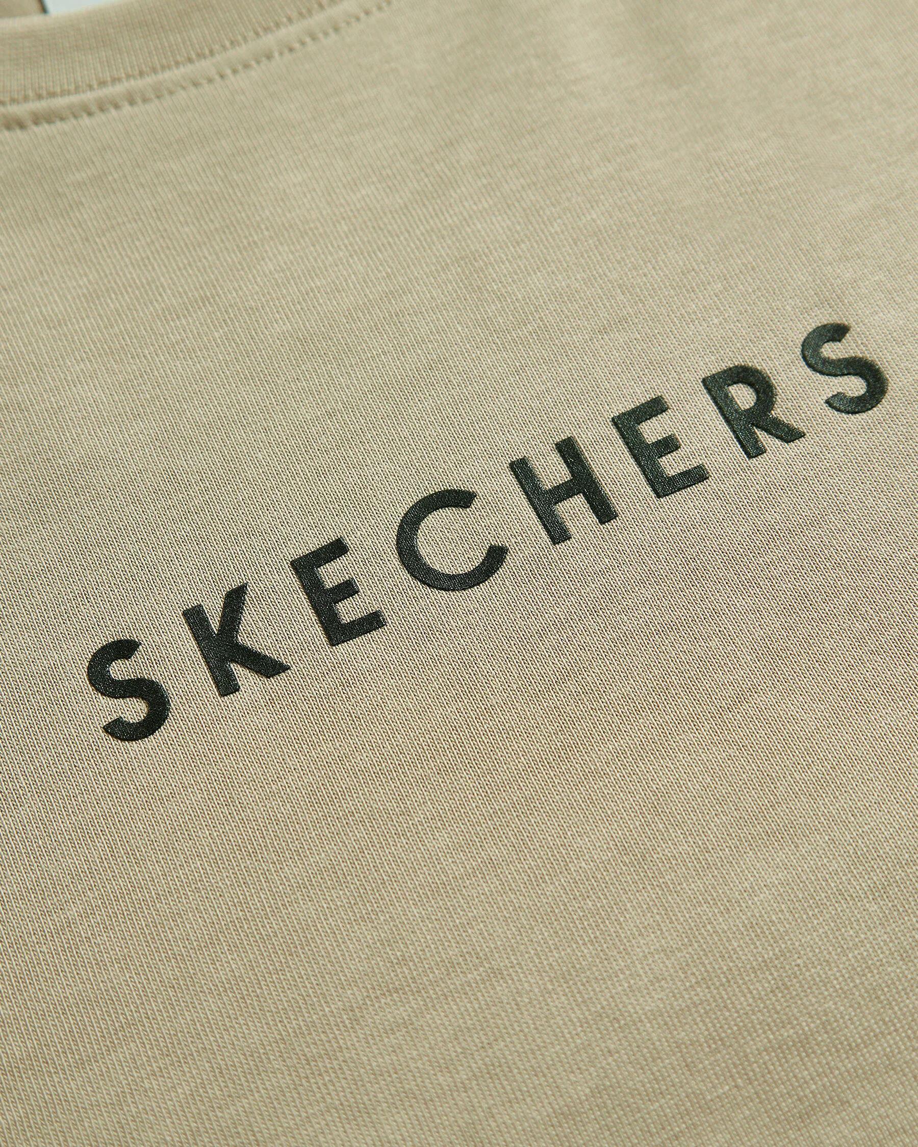 Skechers M Graphic Tee Heavy Weight Oversize T-Shirt Erkek Tişört S242134