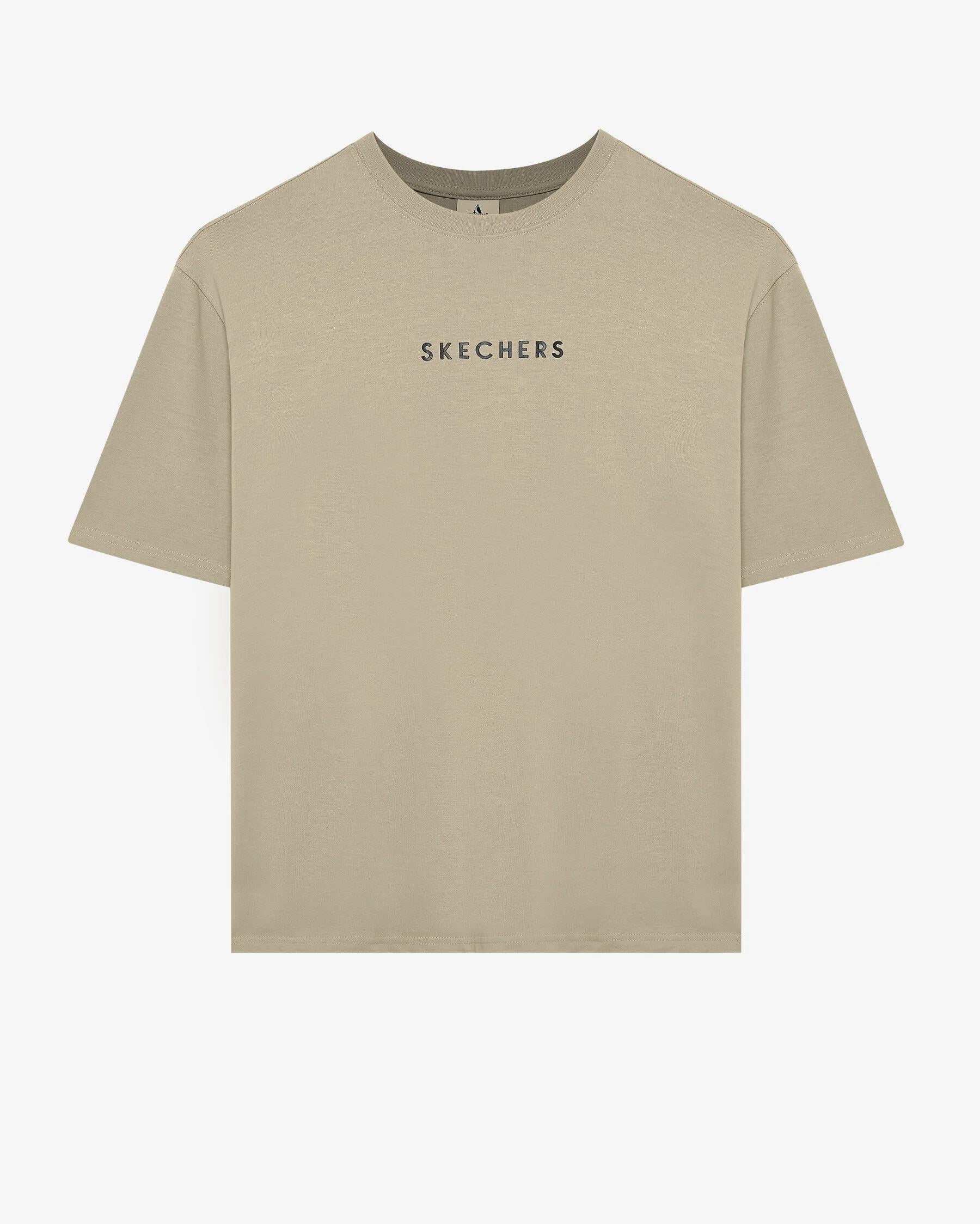 Skechers M Graphic Tee Heavy Weight Oversize T-Shirt Erkek Tişört S242134