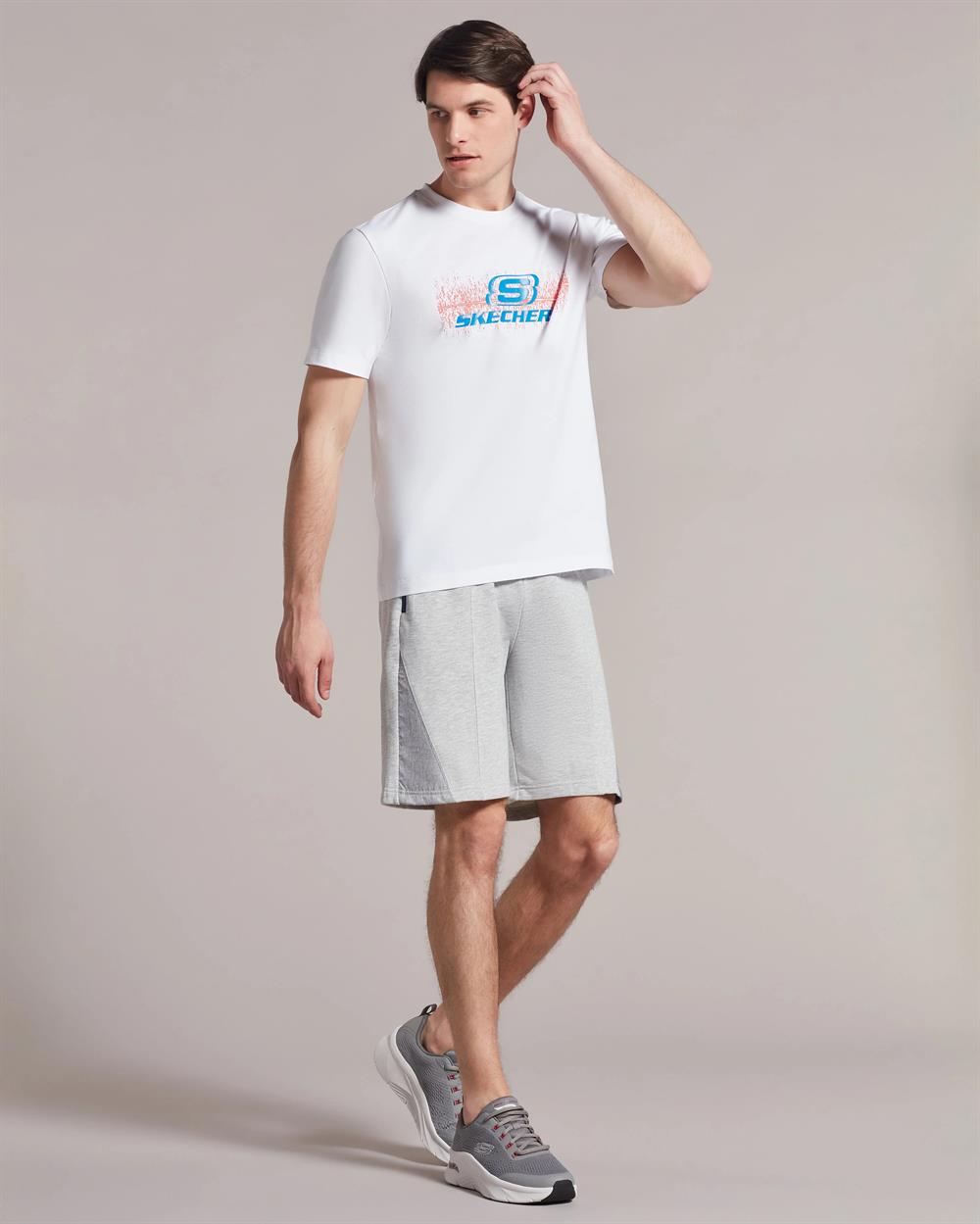 Skechers M Lw Fleece Color Block 7İnch Short Erkek Şort