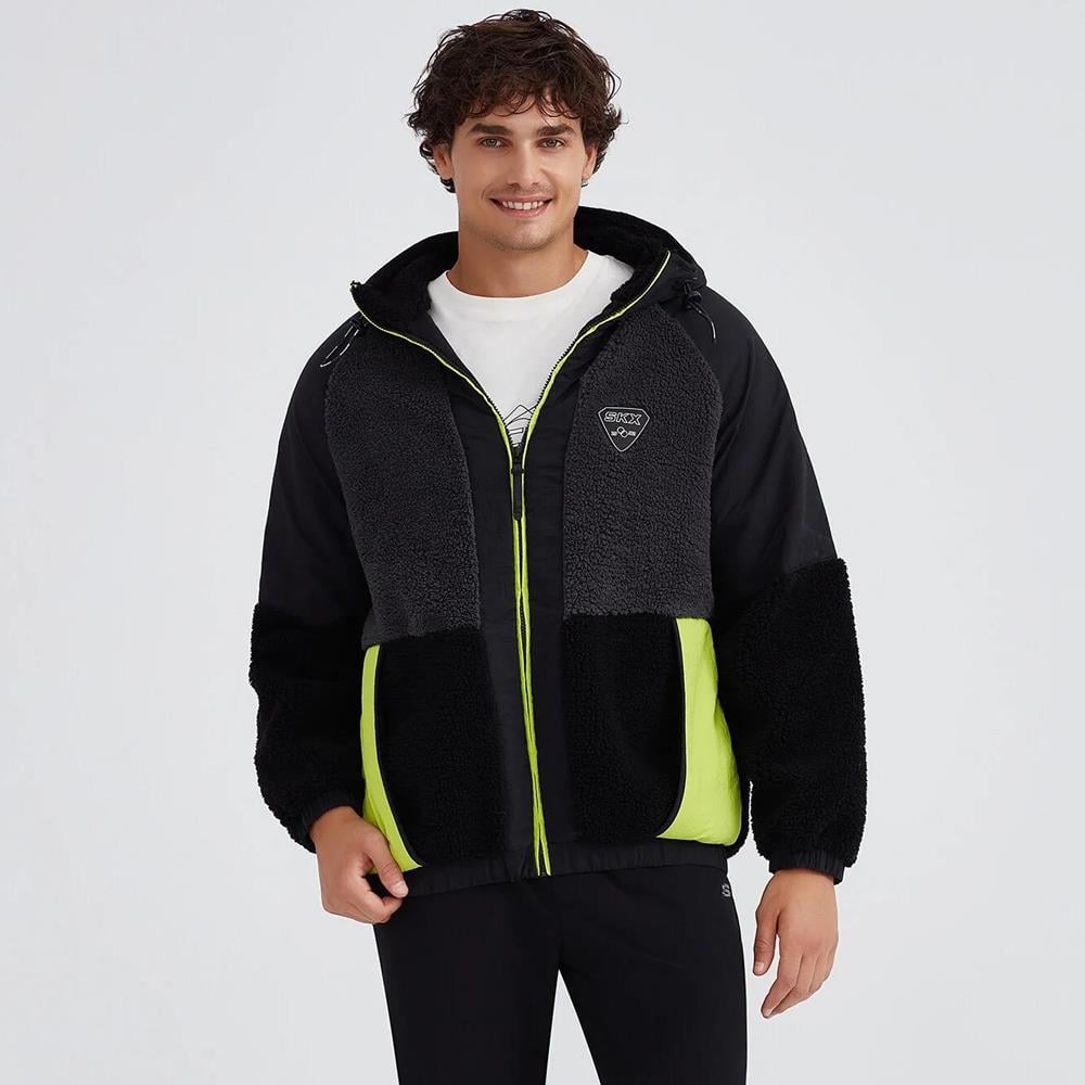 Skechers M Outdoor Fleece Full Zip Sherpa Erkek Polar