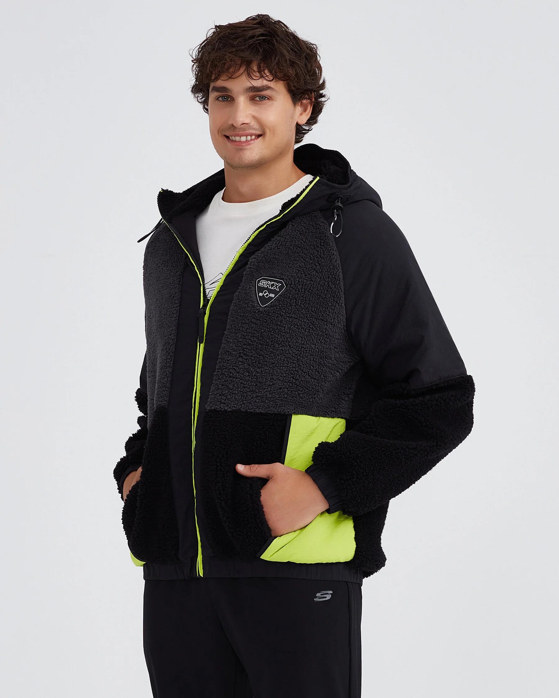 Skechers M Outdoor Fleece Full Zip Sherpa Erkek Polar