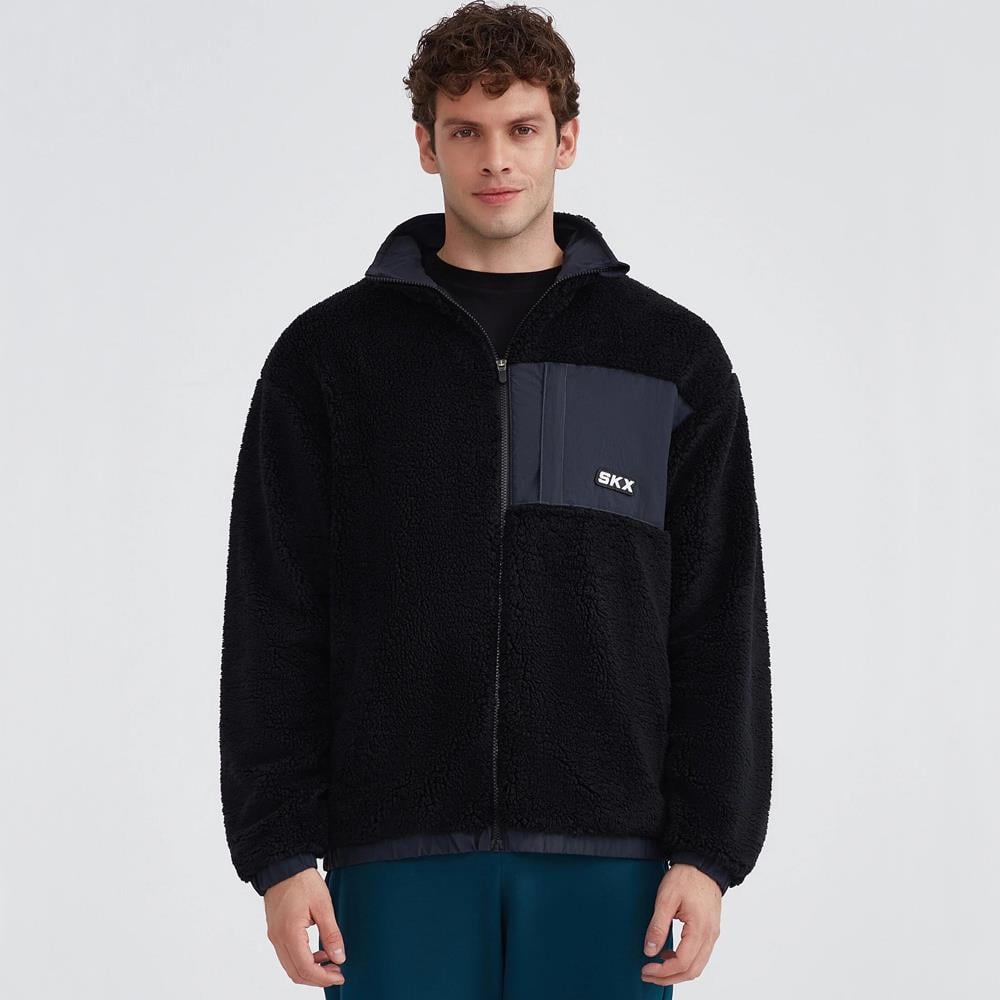 Skechers M Outdoor Fleece Full Zip Sherpa Erkek Polar