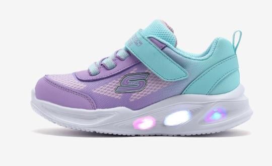 Skechers Skechers Sola Glow-Ombre Deluxe Çocuk Spor Ayakkabısı 303714N