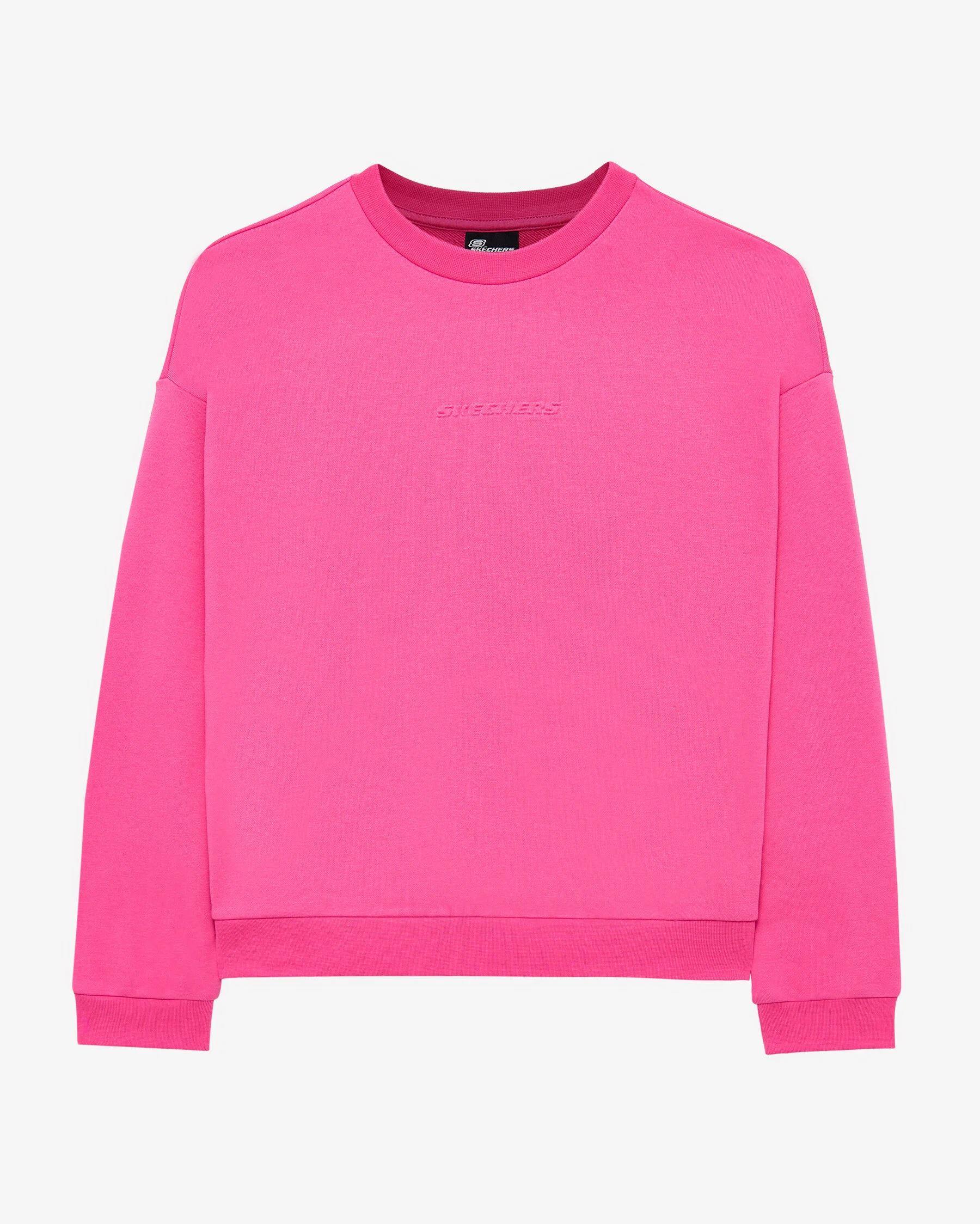 Skechers W Essential Crew Neck Sweatshirt Kadın Tişört S242109