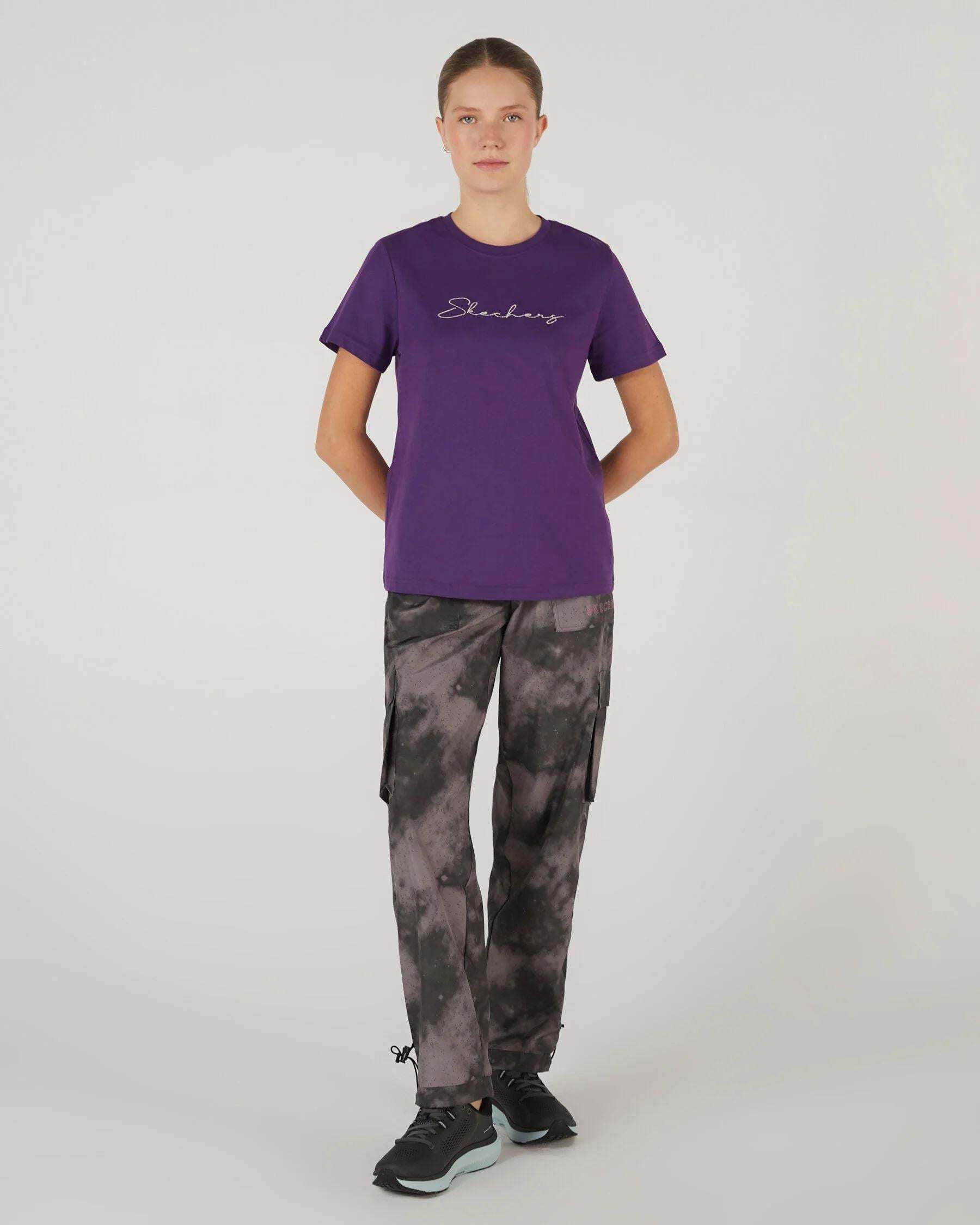 Skechers W Micro Collection Regular Sweatpant Kadın Eşofman Altı S242122