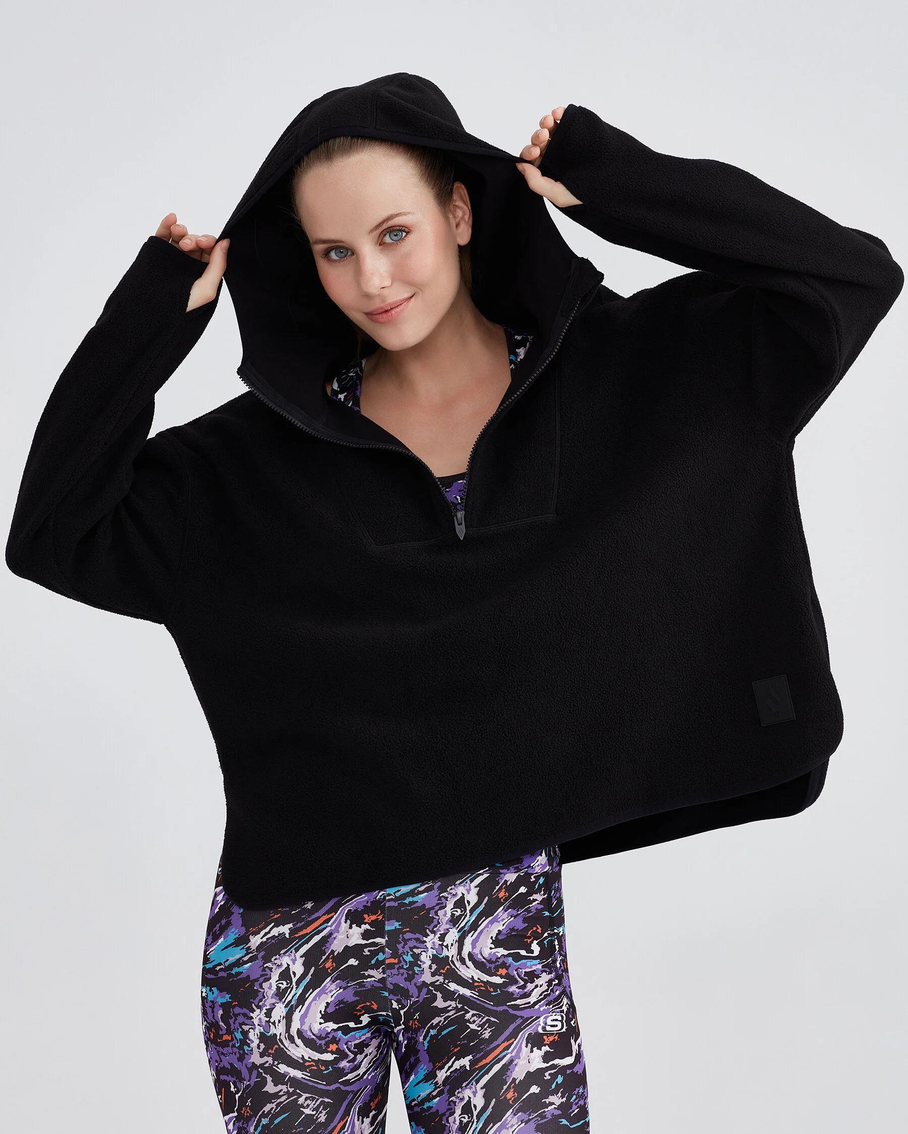 Skechers W Outdoor Fleece Half Zip Sherpa Kadın Polar