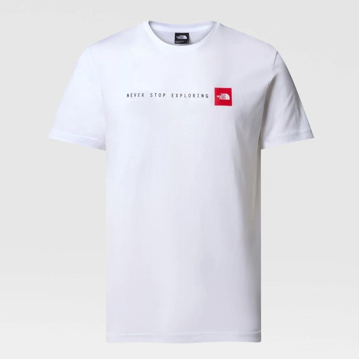The North Face M S/S Never Stop Exploring Tee Erkek Tişört NF0A87NSFN41