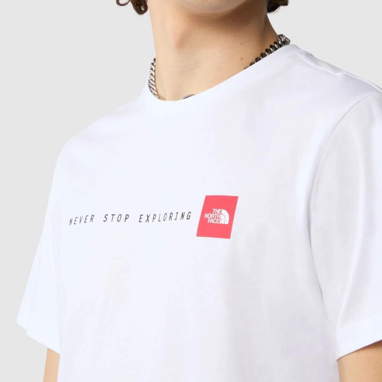 The North Face M S/S Never Stop Exploring Tee Erkek Tişört NF0A87NSFN41