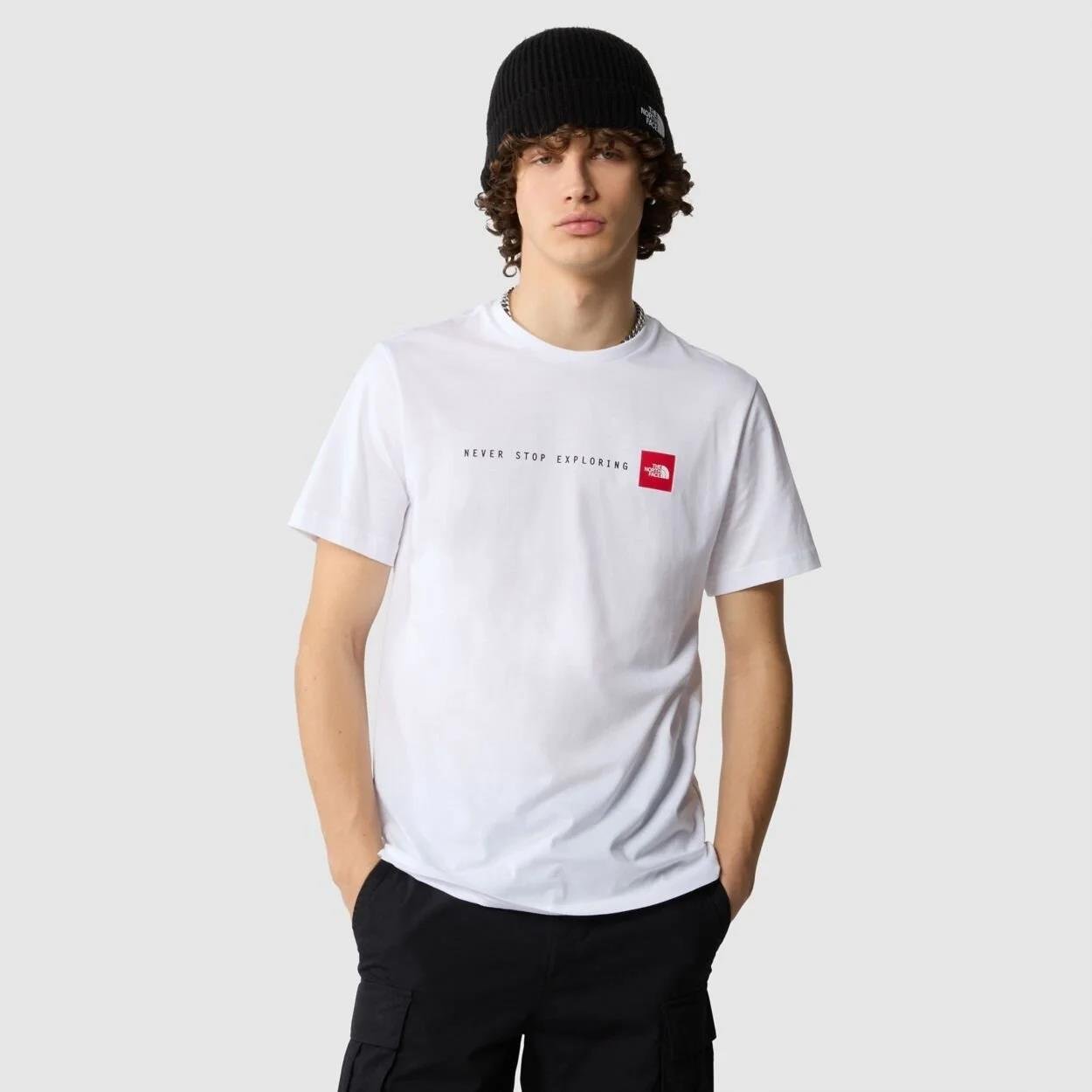 The North Face M S/S Never Stop Exploring Tee Erkek Tişört NF0A87NSFN41