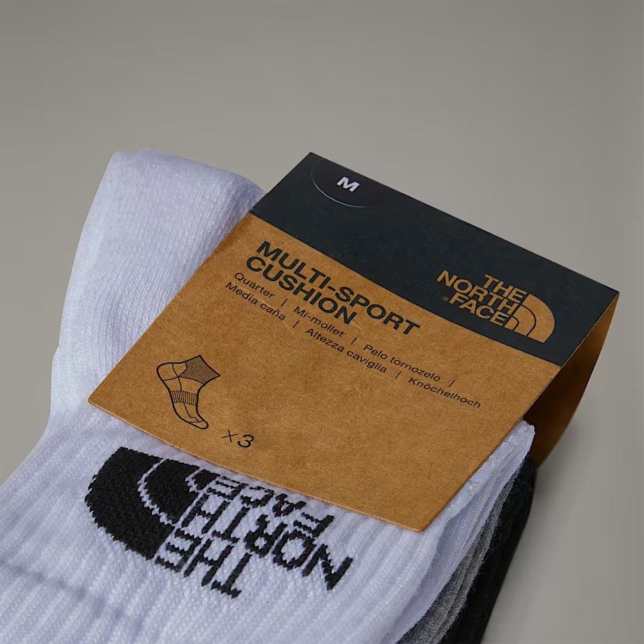The North Face Multı Sport Cush Quarter Sock 3P Unisex Çorap NF0A882G3OW1