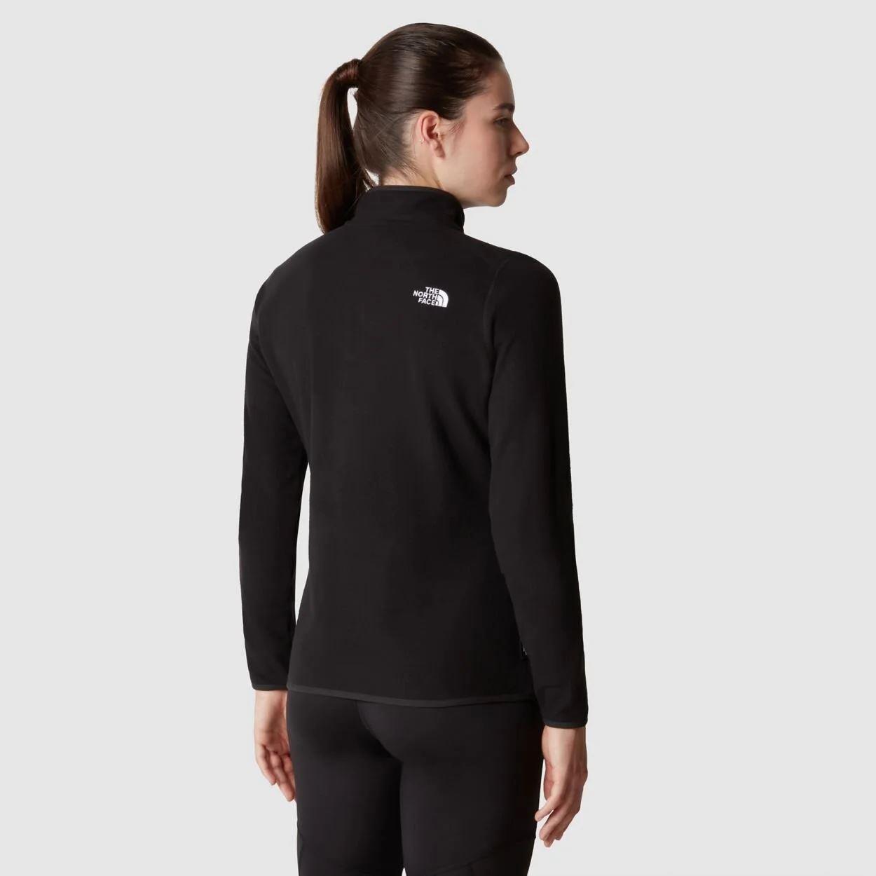 The North Face W 100 Glacier 1/4 Zip - Eu Kadın Mont