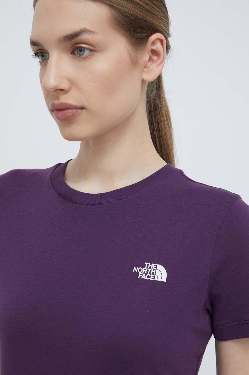 The North Face W S/S Simple Dome Slim Tee Kadın Tişört NF0A87NHV6V1