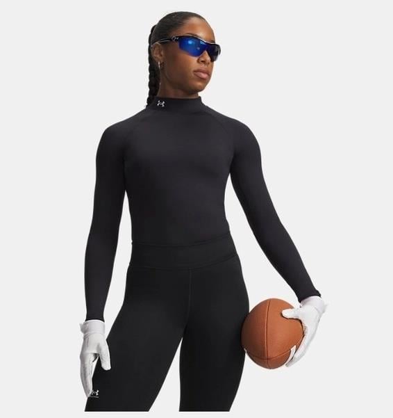 Under Armour Ua Cg Authentics Mockneck Kadın Tişört 1368702