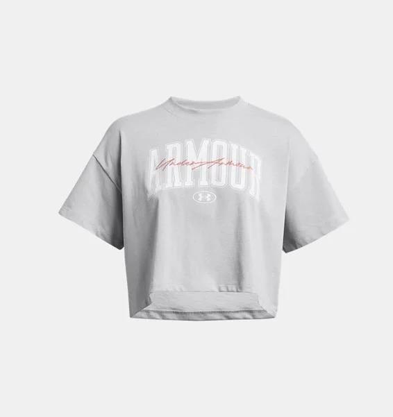Under Armour Ua Hw Scrıpted Wm Crop Ss Kadın Tişört 1383050