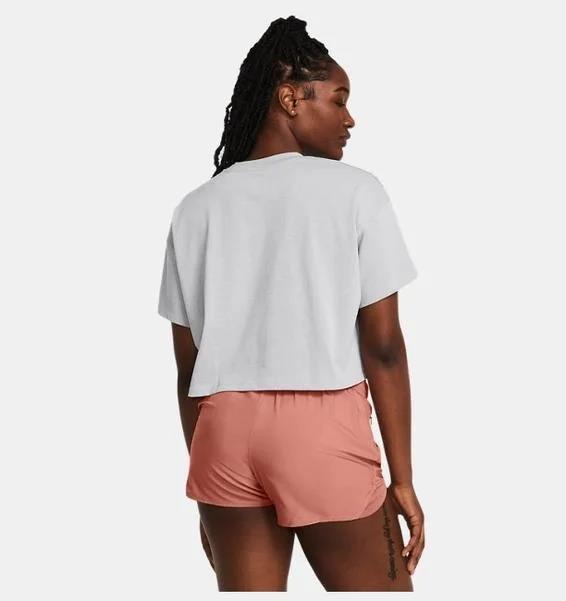 Under Armour Ua Hw Scrıpted Wm Crop Ss Kadın Tişört 1383050