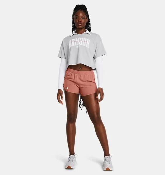 Under Armour Ua Hw Scrıpted Wm Crop Ss Kadın Tişört 1383050