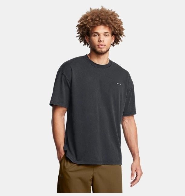 Under Armour Ua M Hw Os Logo Wash Ss Erkek Tişört 1389147