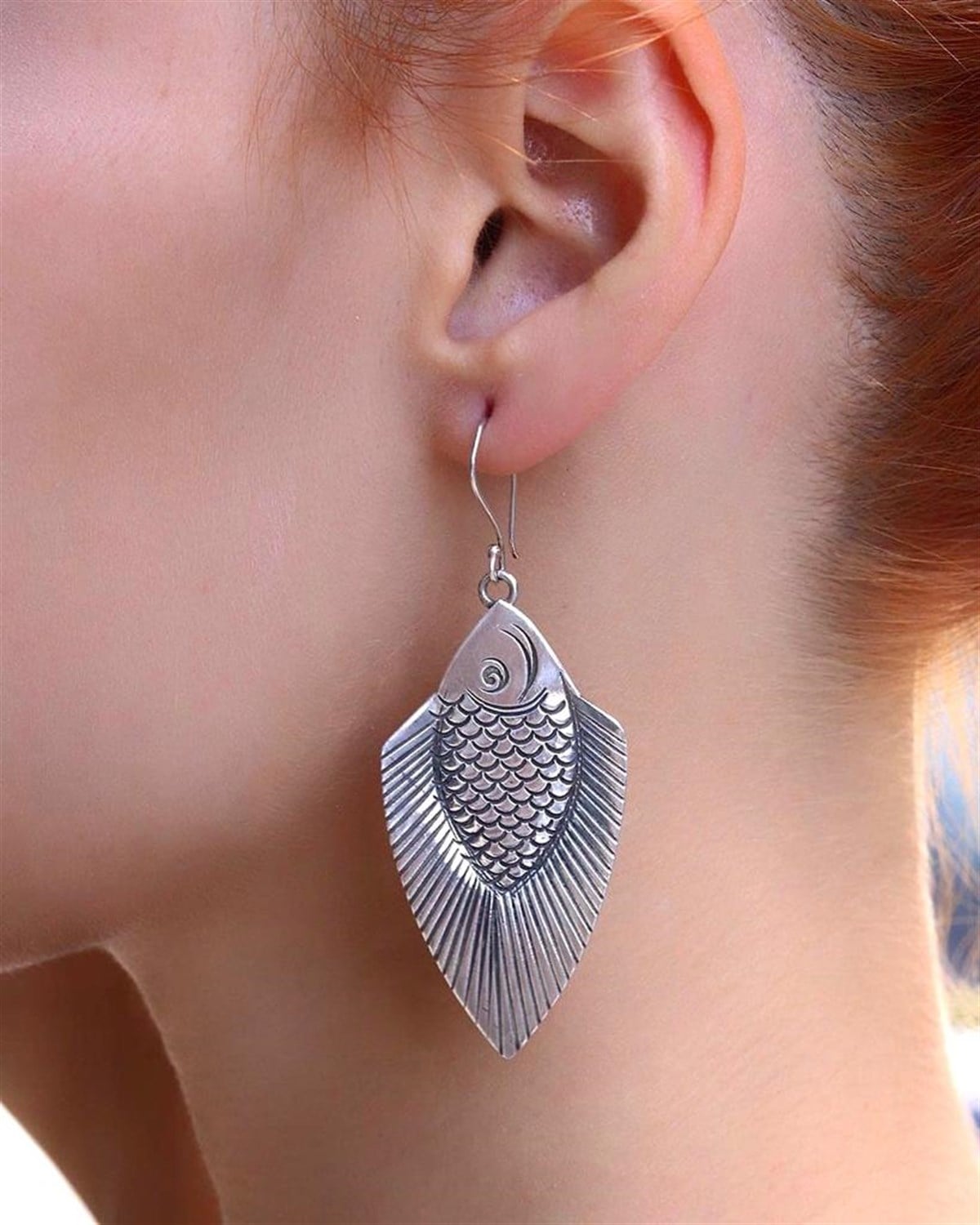 Sallantılı Balık Küpe