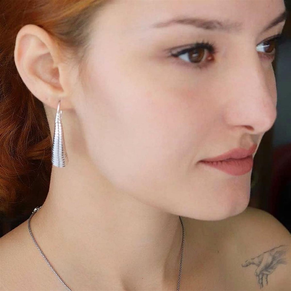 Tasarım Konik Küpe