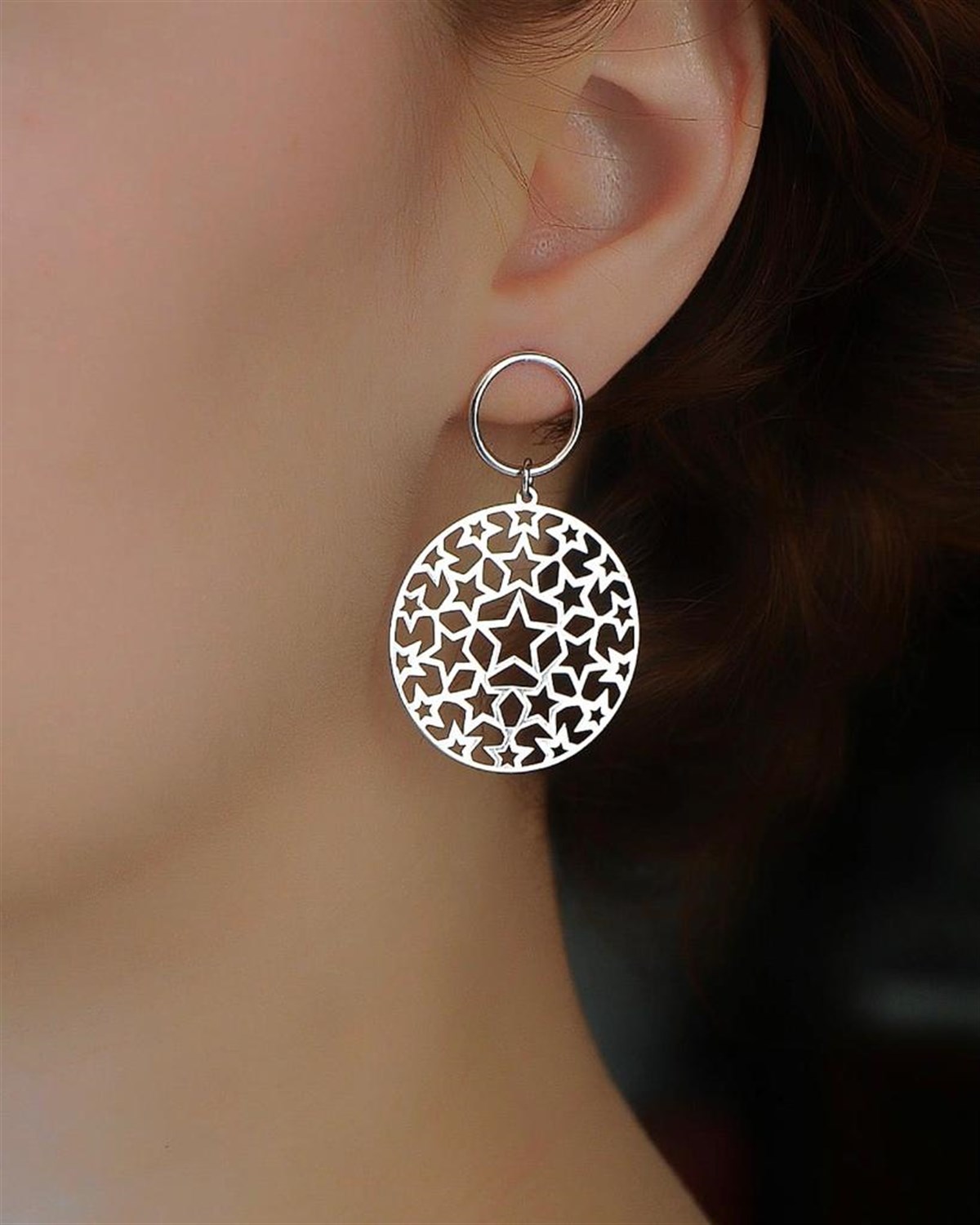 Tasarım Yıldız Küpe