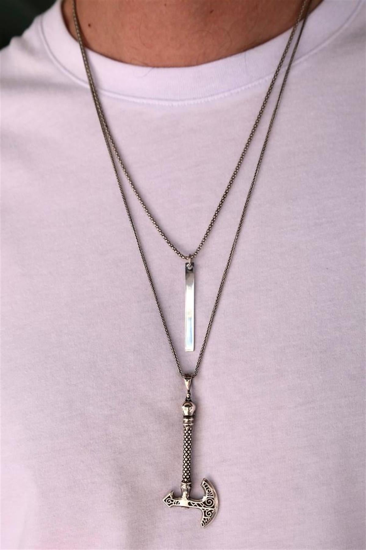 Viking Baltası Kolye Ucu