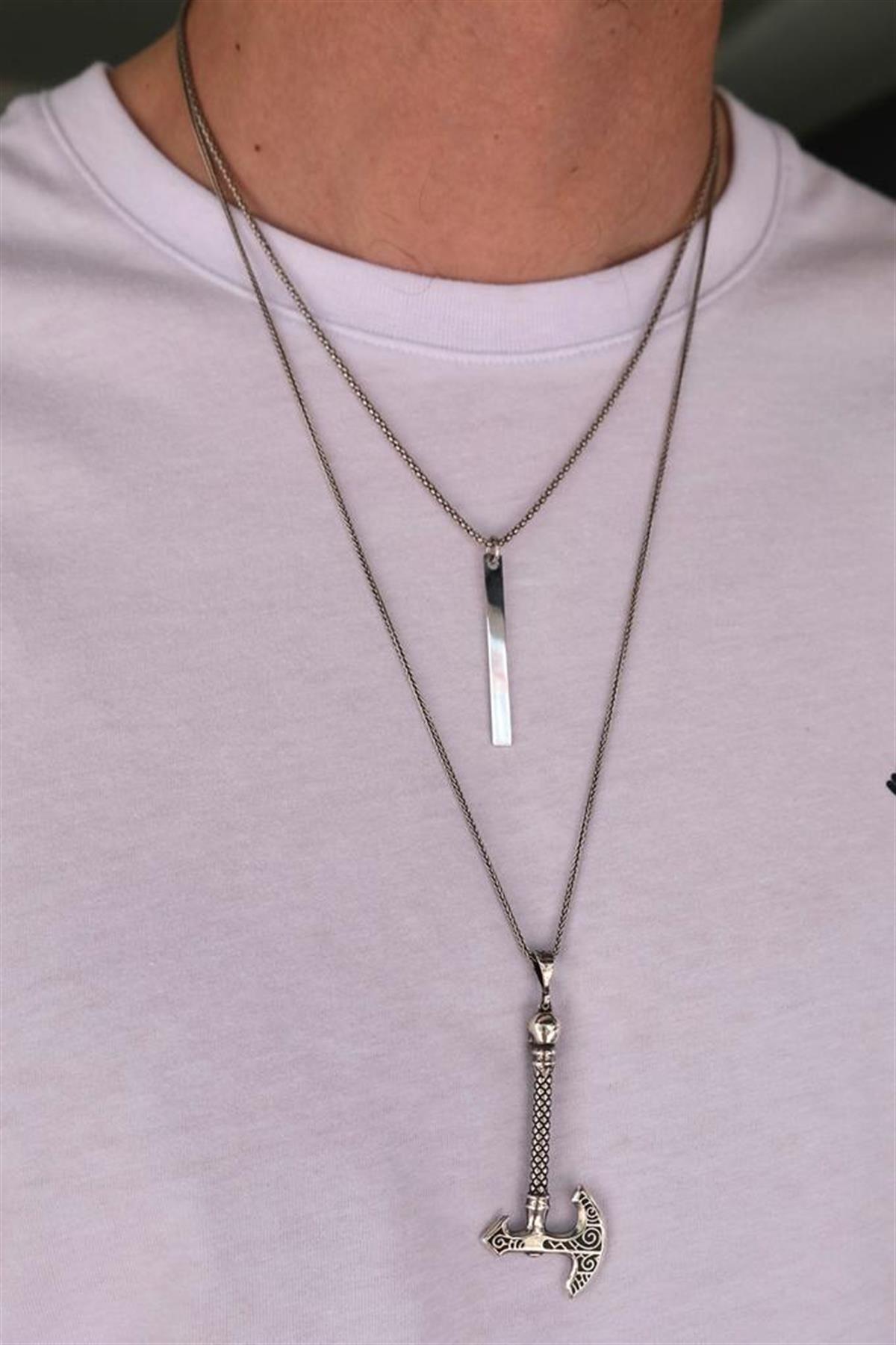 Viking Baltası Kolye Ucu