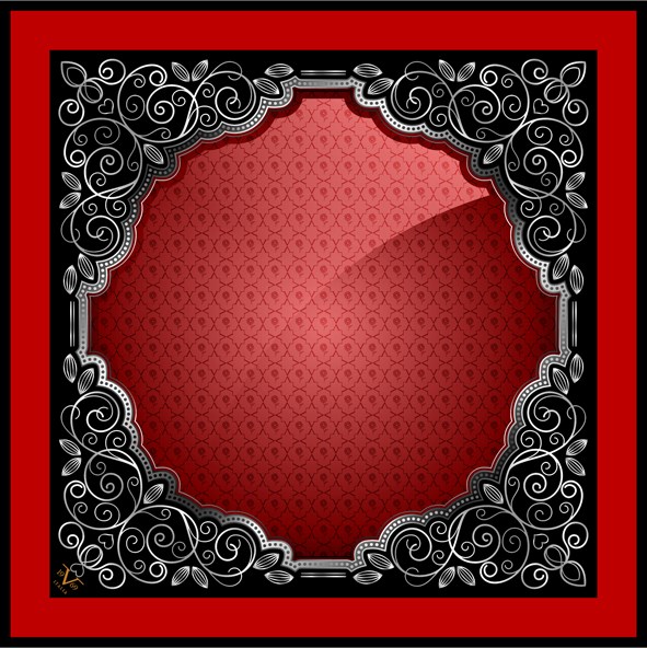 EŞARPDesenli Black Seri Rayon Eşarp Askısı ile Birlikte 90x90 cm