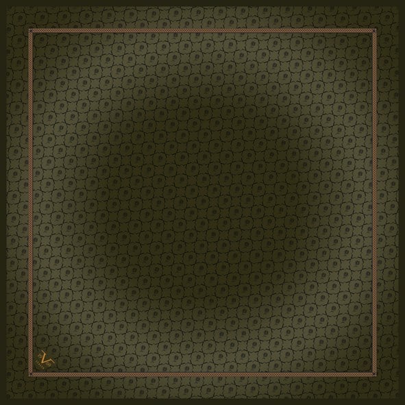 EŞARPLogo Desen Black Seri Twill Eşarp Askısı ile Birlikte 90x90 cm