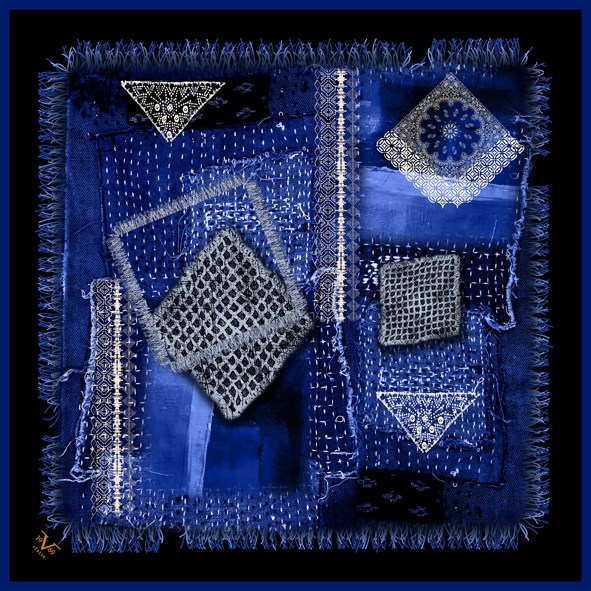 BLACK SERİ EŞARPEthnic Desen Black Seri Twill Eşarp Askısı ile Birlikte 90x90 cm