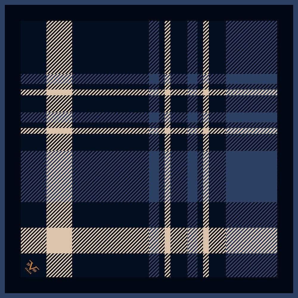 EŞARPEkose Desen Black Seri Twill Eşarp Askısı ile Birlikte 90x90 cm
