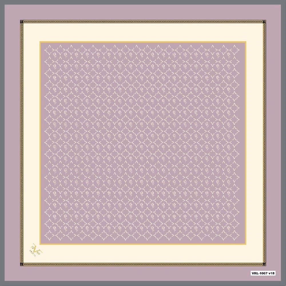 BLACK SERİ EŞARPGeometrik Desen Black Seri Twill Eşarp Askısı ile Birlikte 90x90 cm