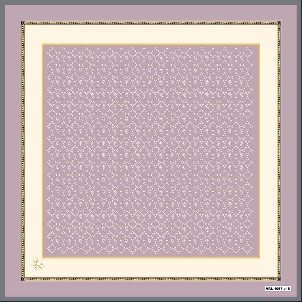BLACK SERİ EŞARPGeometrik Desen Black Seri Twill Eşarp Askısı ile Birlikte 90x90 cm