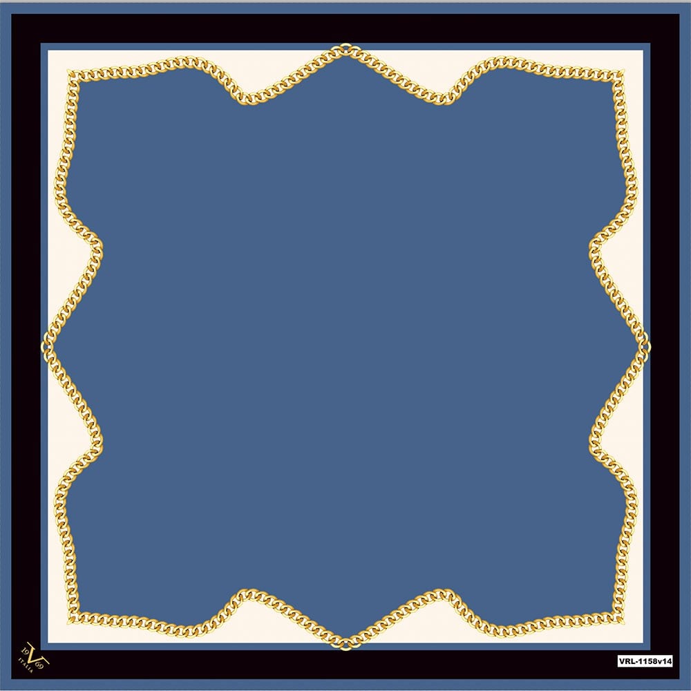 EŞARPBordür Desen Black Seri Twill Eşarp Askısı ile Birlikte 90x90 cm