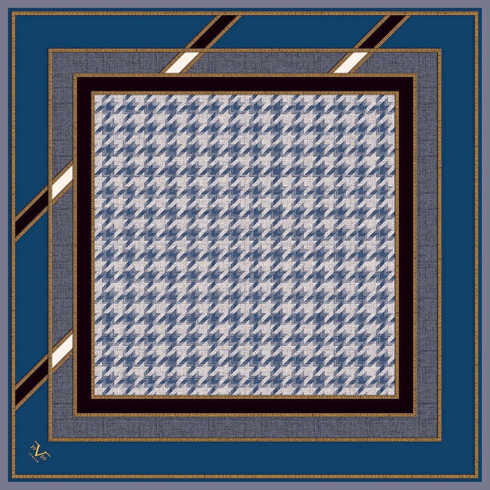 BLACK SERİ EŞARPKazayağı Desen Black Seri Twill Eşarp Askısı ile Birlikte 90x90 cm