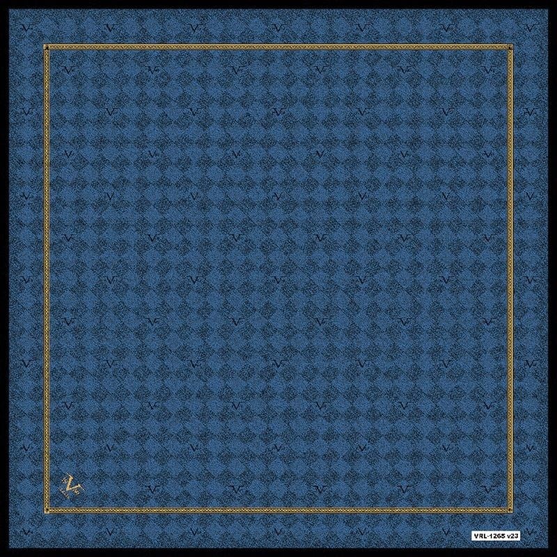 BLACK SERİ EŞARPGeometrik Desen Black Seri Twill Eşarp Askısı ile Birlikte 90x90 cm