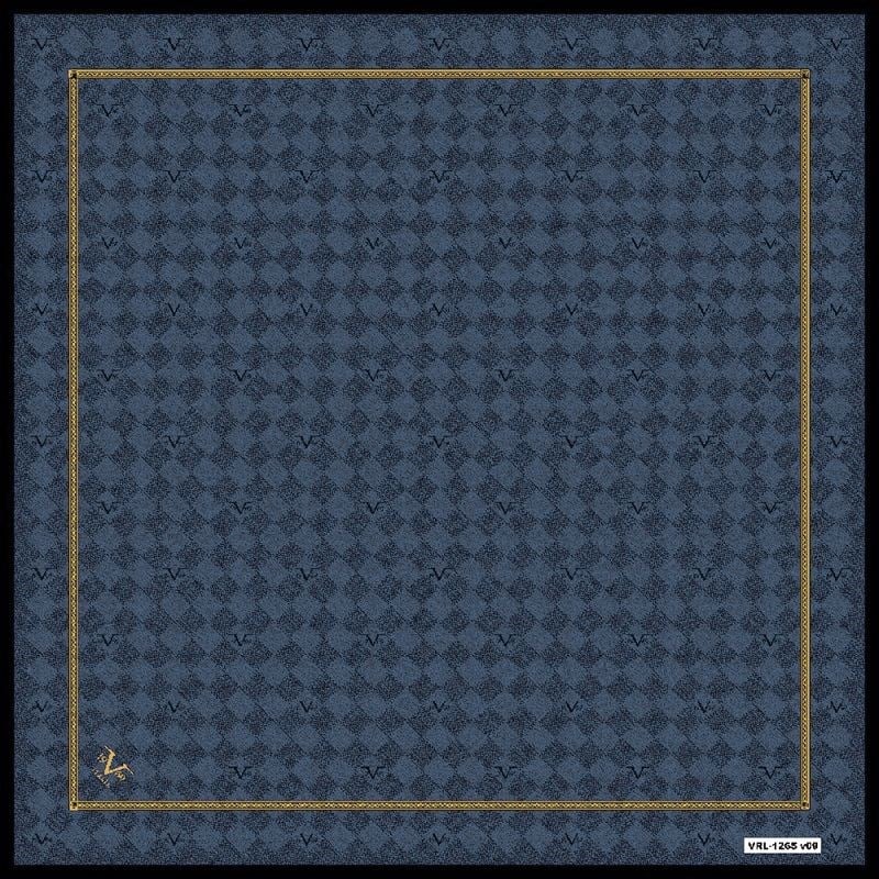 BLACK SERİ EŞARPGeometrik Desen Black Seri Twill Eşarp Askısı ile Birlikte 90x90 cm