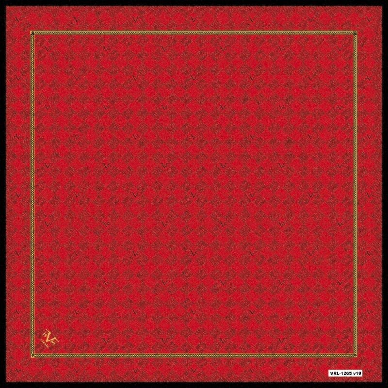 BLACK SERİ EŞARPGeometrik Desen Black Seri Twill Eşarp Askısı ile Birlikte 90x90 cm