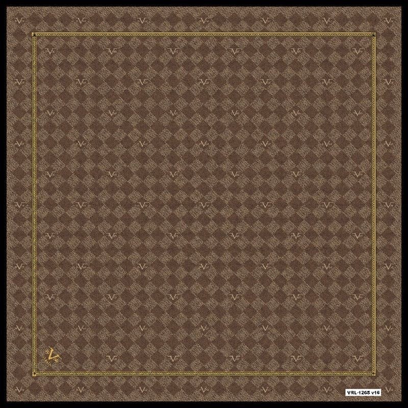 BLACK SERİ EŞARPGeometrik Desen Black Seri Twill Eşarp Askısı ile Birlikte 90x90 cm