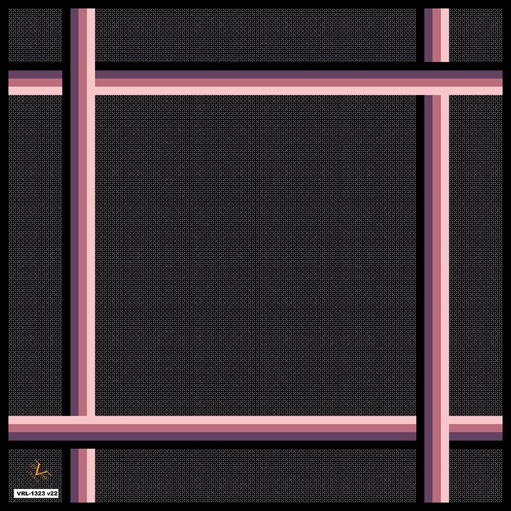BLACK SERİ EŞARPGeometrik Desen Black Seri Twill Eşarp Askısı ile Birlikte 90x90 cm