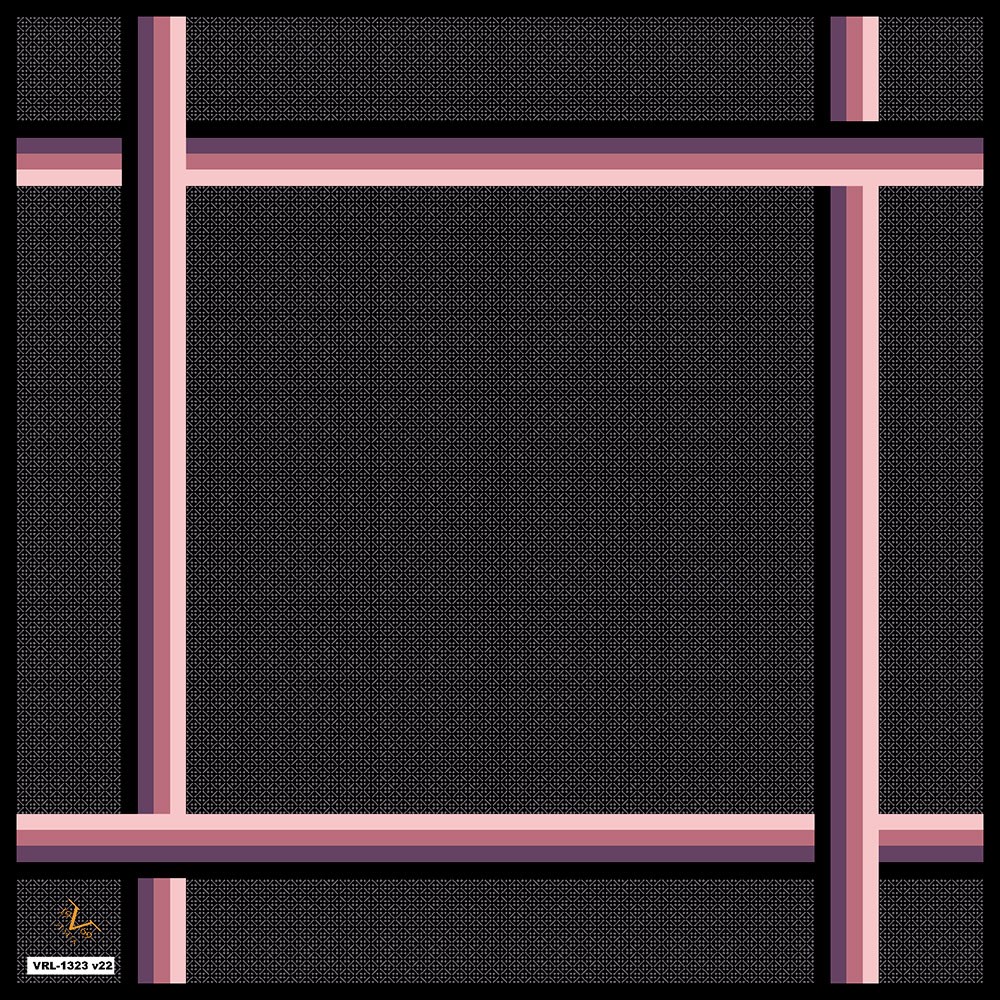 BLACK SERİ EŞARPGeometrik Desen Black Seri Twill Eşarp Askısı ile Birlikte 90x90 cm