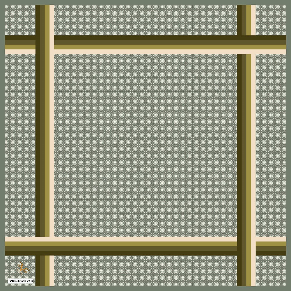 BLACK SERİ EŞARPGeometrik Desen Black Seri Twill Eşarp Askısı ile Birlikte 90x90 cm
