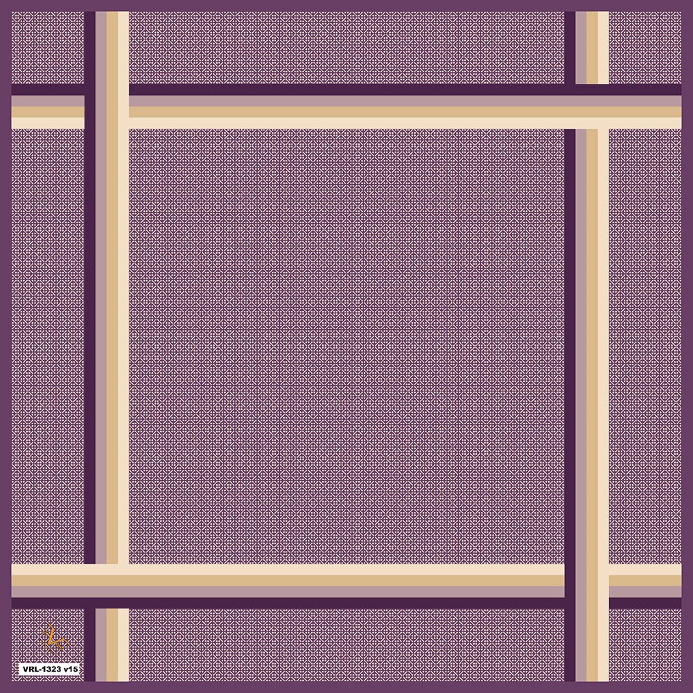 BLACK SERİ EŞARPGeometrik Desen Black Seri Twill Eşarp Askısı ile Birlikte 90x90 cm