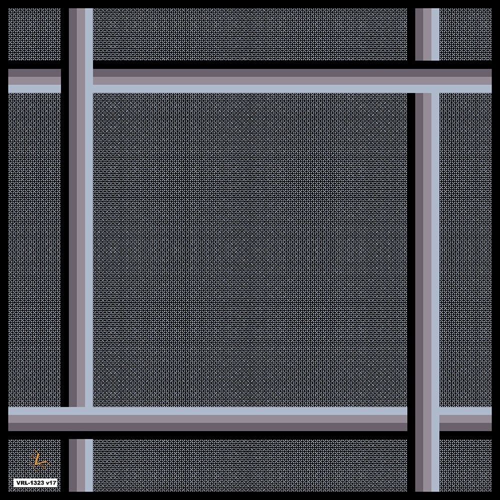 BLACK SERİ EŞARPGeometrik Desen Black Seri Twill Eşarp Askısı ile Birlikte 90x90 cm