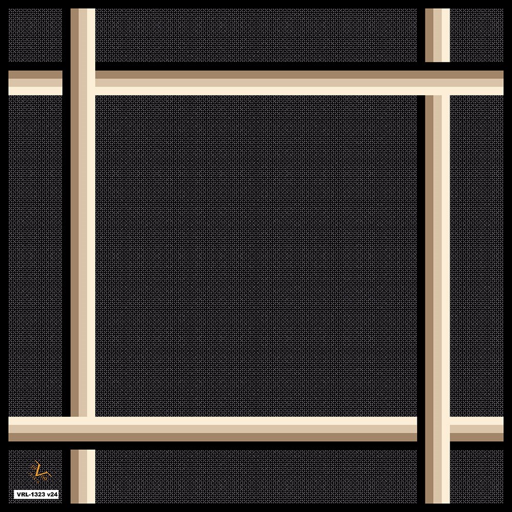 BLACK SERİ EŞARPGeometrik Desen Black Seri Twill Eşarp Askısı ile Birlikte 90x90 cm