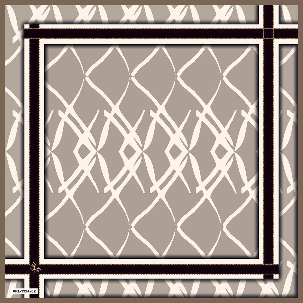 BLACK SERİ EŞARPGeometrik Desen Black Seri Twill Eşarp Askısı ile Birlikte 90x90 cm