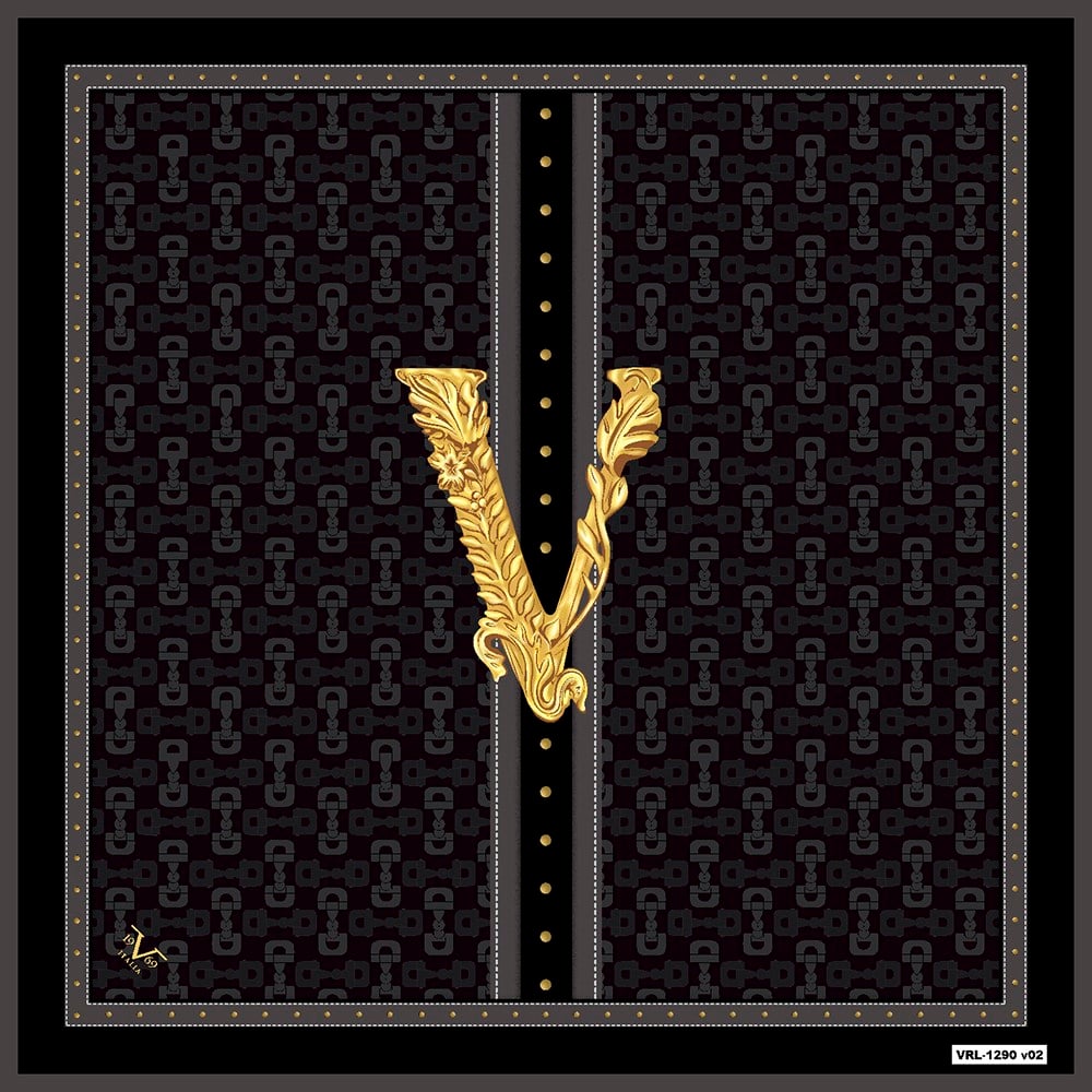 BLACK SERİ EŞARPLogolu Desen Black Seri Twill Eşarp Askısı ile Birlikte 90x90 cm