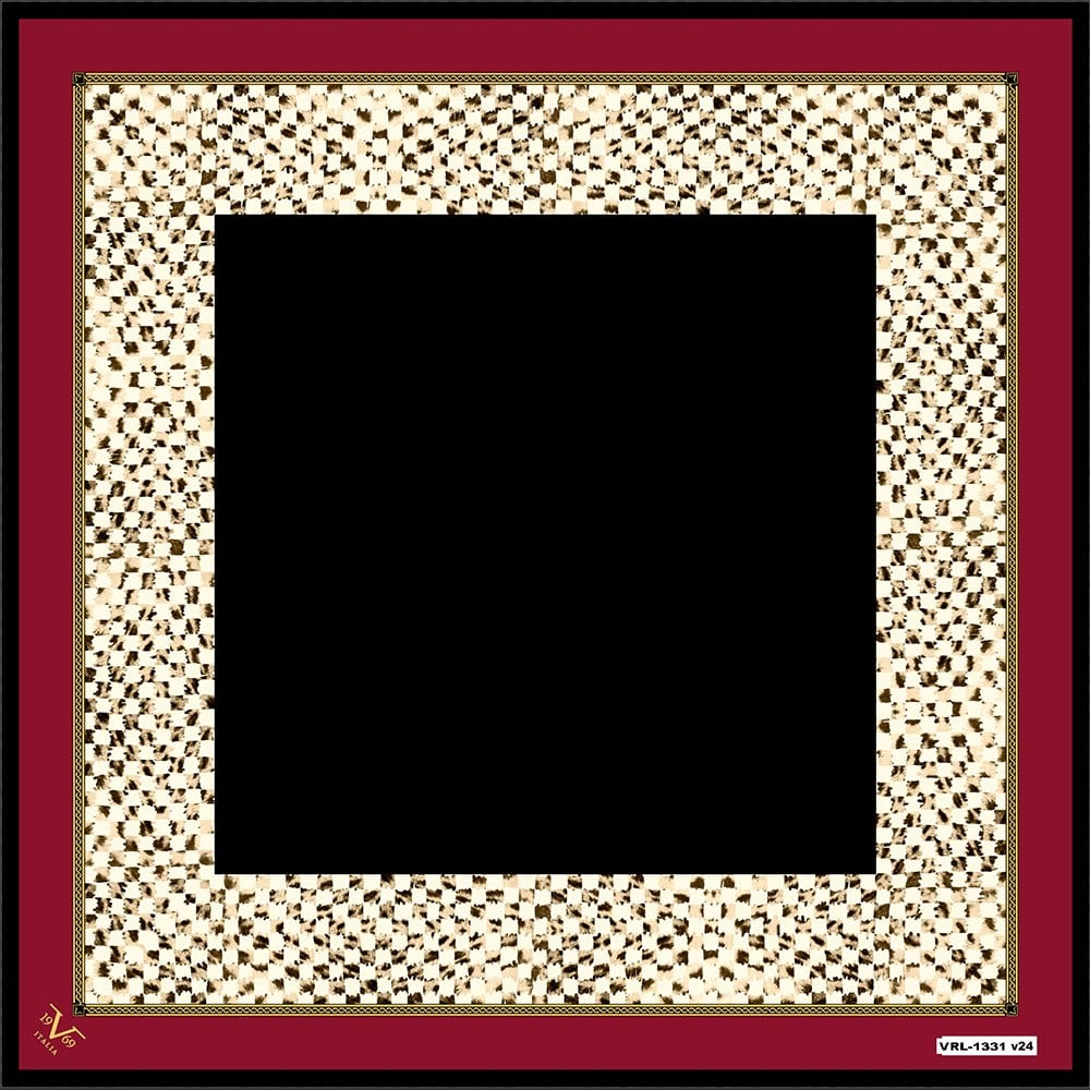BLACK SERİ EŞARPEkose Desen Black Seri Twill Eşarp Askısı ile Birlikte 90x90 cm
